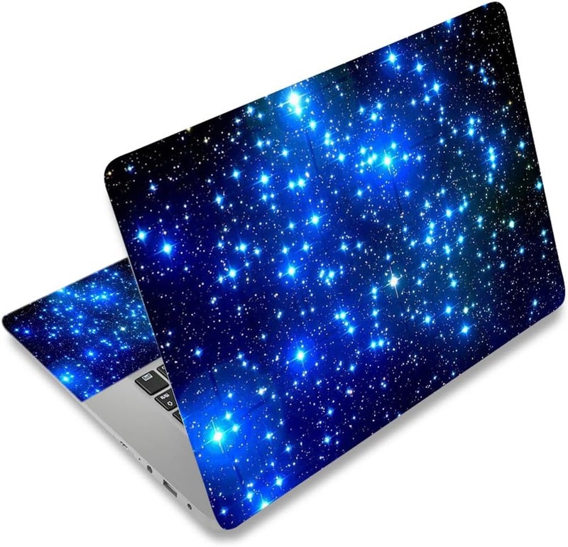 12.1 13 13.3 14 15.4 15.6 Inches Laptop Skin Sticker Decal Universal Vinyl Netbook Sticker Reusable Notebook PC Art Decal Protector Cover, Waterproof & Scratch-Resistant (Starry Sky)